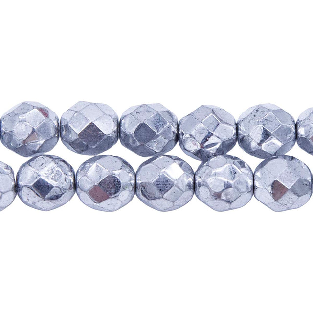 8FC815-F: CZ FACET RD Full Coated Silver 8mm-150PC