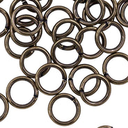 8FI200-AB: Jump Ring ANT Brass 8mm 16Ga - 36PC