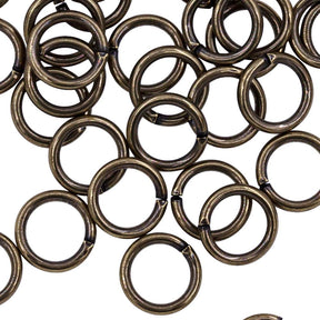 8FI200-AB: Jump Ring ANT Brass 8mm - 36PC