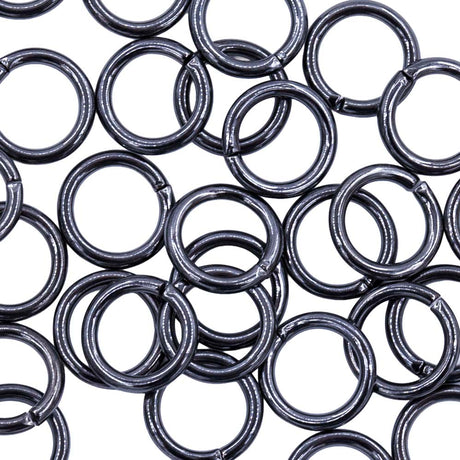 8FI200-GM: Jump Ring Gun Metal 8mm NF - 36PC