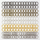 8FI200-MX: Jump Ring 8mm 16Ga NF 5 Finish Mix 180PPK