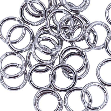 8FI200-R: Jump Ring Rhodium 8mm NF - 36PC