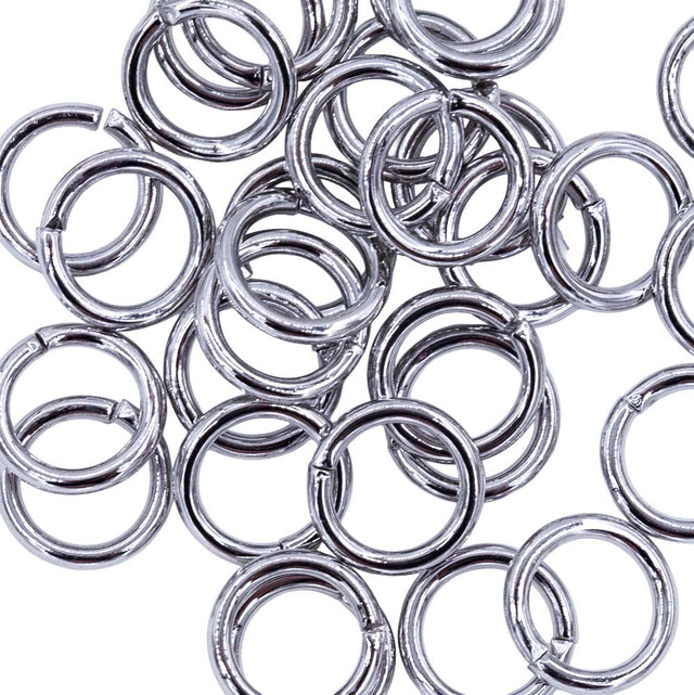 8FI200-R: Jump Ring Rhodium 8mm NF - 36PC