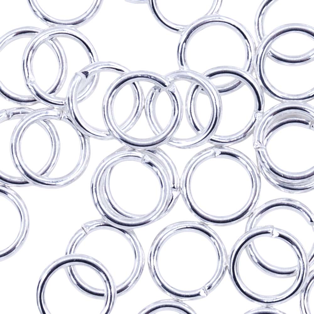8FI200-S: Jump Ring Silver 8mm NF - 36PC