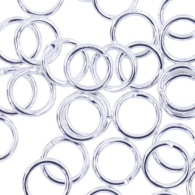 8FI200-S: Jump Ring Silver 8mm NF - 36PC