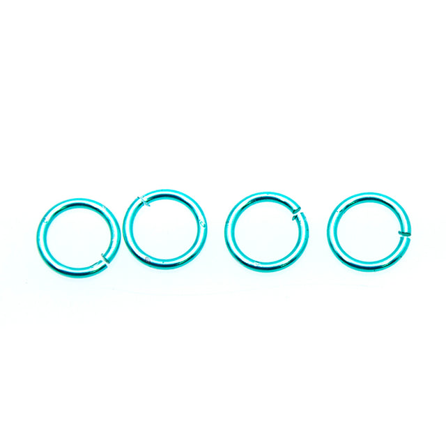 8FI222-GR: JumpRing Green 18GA 8mm 160PC/25GM