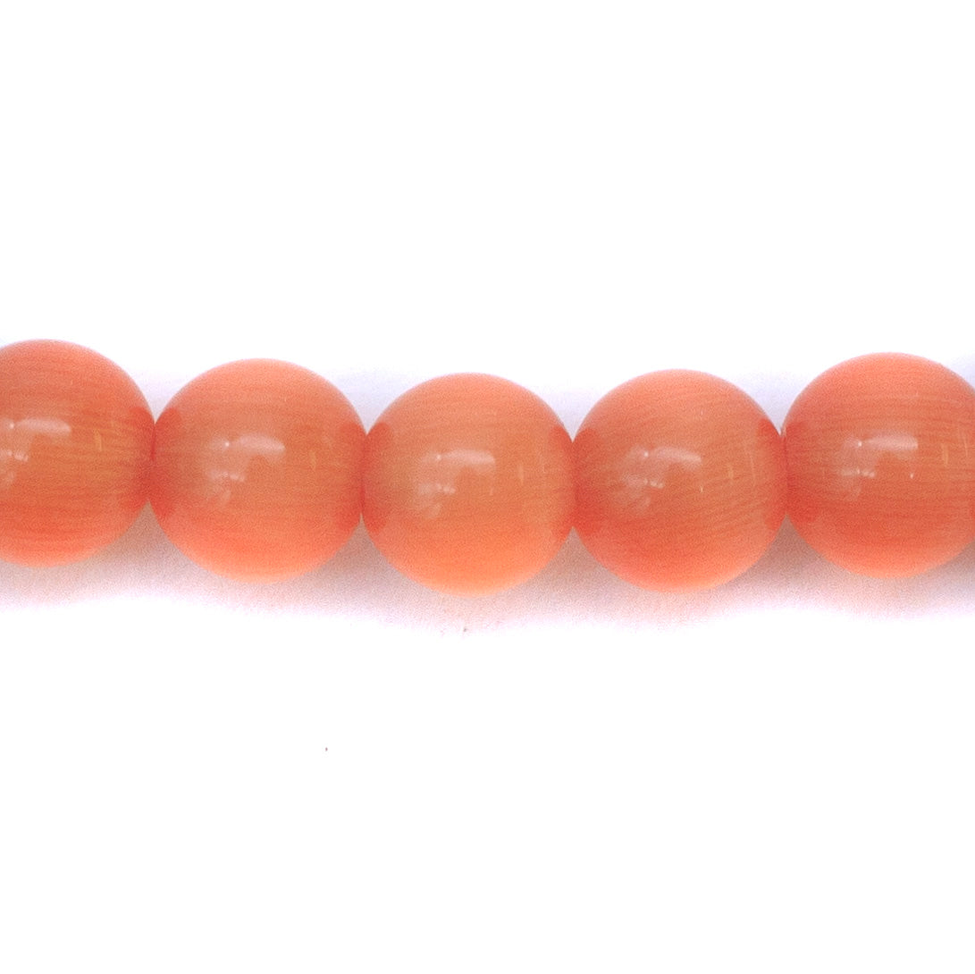 8FO635-2: Fiber Optic Round Peach 8mm