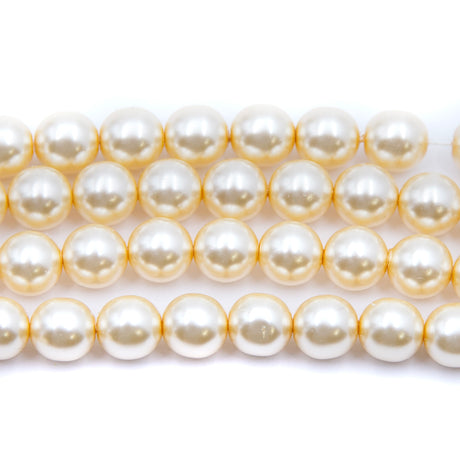 8GP615R: CZ Round Cultura Pearl Parchment 8mm-25PC
