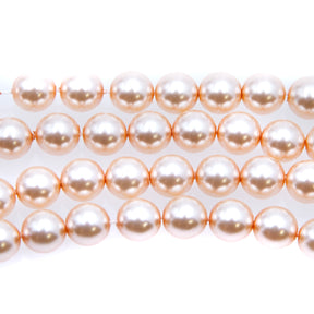 8GP691: CZ Round Cultura Pearl LT Pink 8mm 150PC