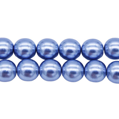 8GP695: CZ Glass Pearl Periwinkle 8mm - 150PC