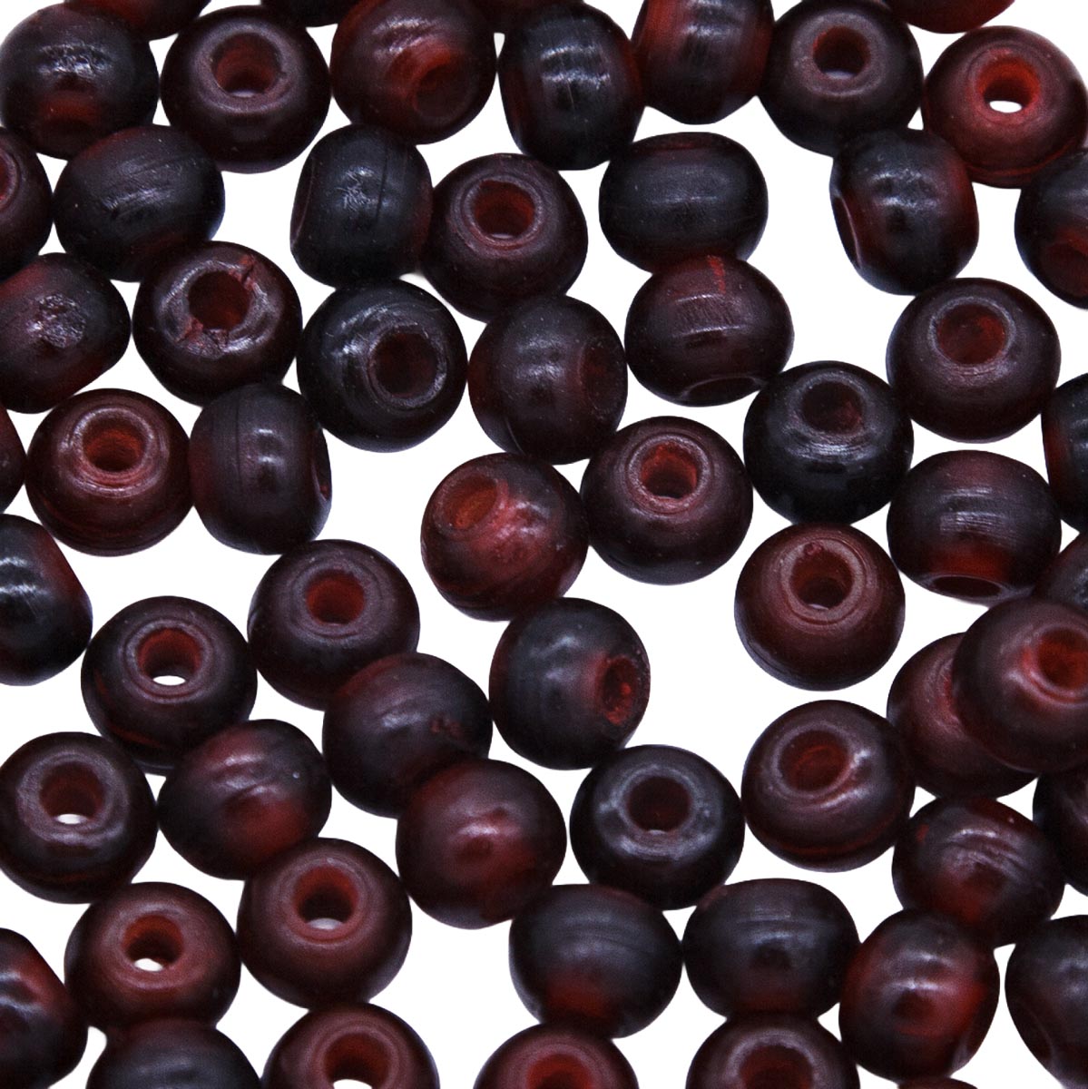 8HR247: Horn Round Red Amber 8mm 100 Pieces per Pack