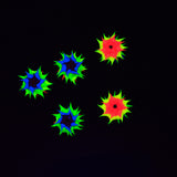 8MS525: Rubber Round Rainbow 8mm - 5PPK