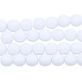 8RD112: CZ Round Opaque White 8mm 150PC