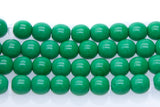 8RD184R: CZ Round Opaque Green 8mm - 25 Pc