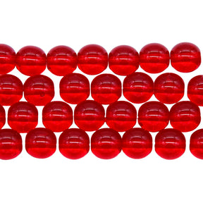 8RD244: CZ Round TR Ruby 8mm 150PC