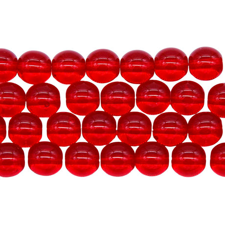 8RD244: CZ Round TR Ruby 8mm 150PC