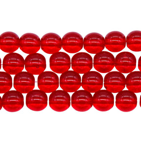 8RD244R: CZ Round Transparent Ruby 8mm-25PC