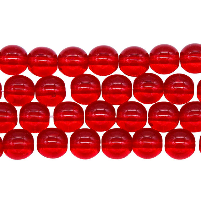 8RD244R: CZ Round Transparent Ruby 8mm-25PC
