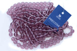 8RD296: CZ Round Light Amethyst 8mm - 300 PC