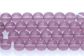8RD296R: CZ Round Light Amethyst 8mm - 25 Pc