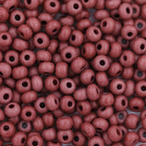 8SB145-TVLR: CZ Seed Bead Opaque Light Mahogany 8/0 - 25 Grams
