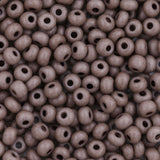 8SB154-TVL: CZ Seed Bead Opaque Burnt Clay 8/0 - 200 Grams