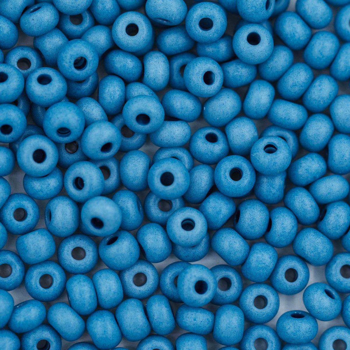8SB165-TVL: CZ Seed Bead Opaque Seafoam 8/0 - 200 Grams