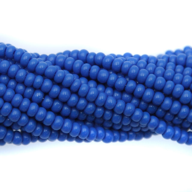 8SB168: CZ Seed Bead Opaque Teal Blue 8/0 3HK