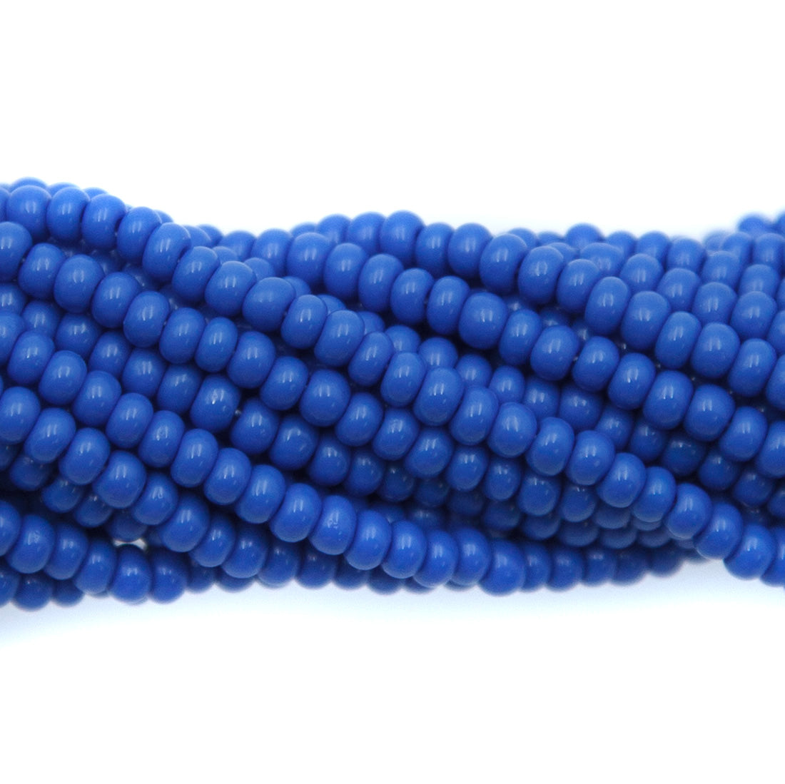 8SB168R: CZ Seed Bead Opaque Teal Blue 8/0 1HK