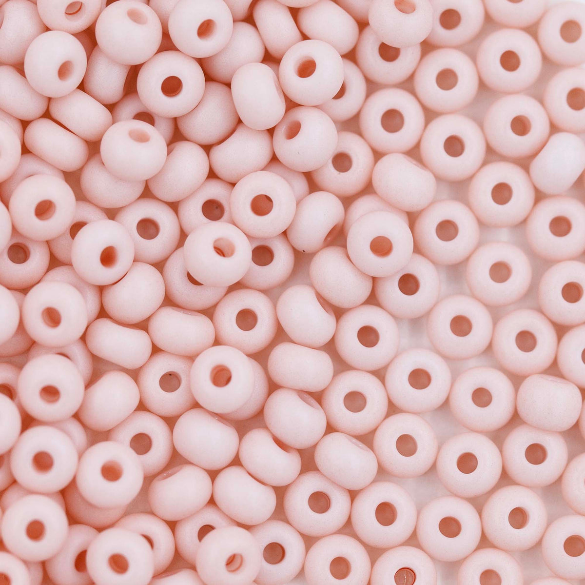 8SB192-TVL: CZ Seed Bead Opaque Taupe Rose 8/0 - 200 Grams