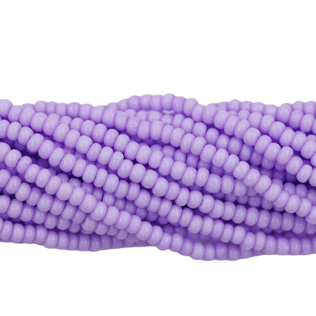 8SB6197R: CZ Seed Bead Sol Gel Op Soft Lavender 8/0 1HK