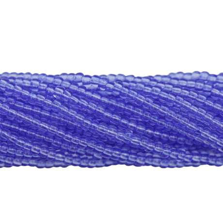 8SB6275R: CZ Seed Bead Sol Gel Transparent Denim 8/0 1HK