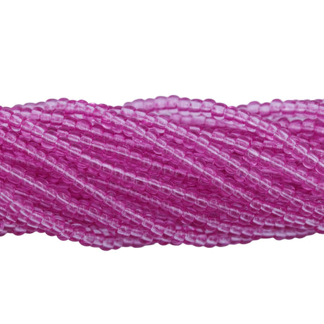 8SB6293R: CZ Seed Bead Sol Gel Transparent Pink 8/0 1HK