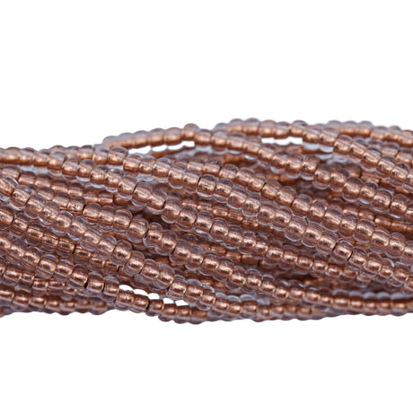 8SB7212-RHR: CZ Seed Bead Copper Lined Crystal 8/0 1HK Round Hole