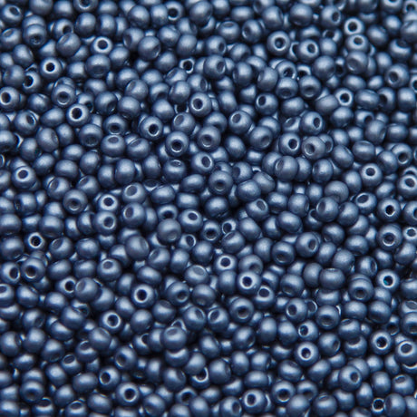8SB907-PL: CZ Seed Bead Permalux Grey 8/0 Loose