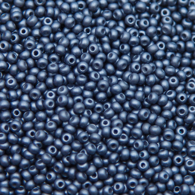 8SB907-PL: CZ Seed Bead Permalux Grey 8/0 Loose