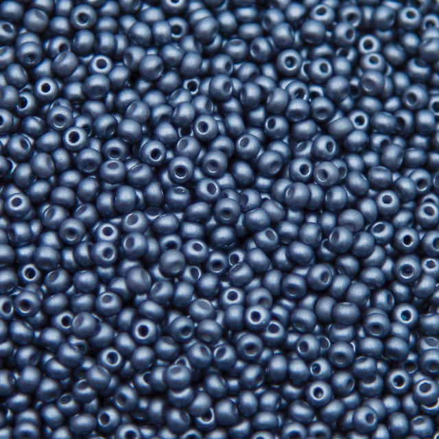 8SB907-PLR: CZ Seed Bead Permalux Grey 8/0 Loose 25 Gram