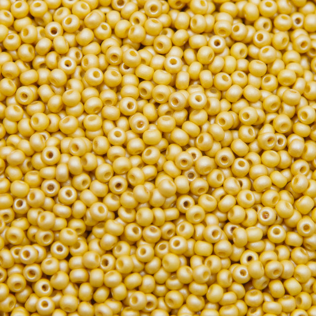 8SB928-PL: CZ Seed Bead Permalux Yellow Brown 8/0 Loose