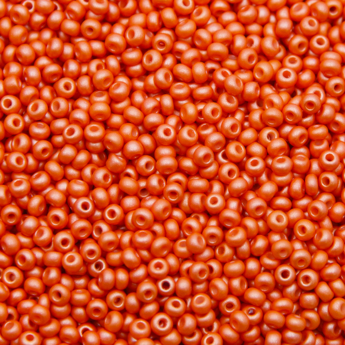 8SB935-PLR: CZ Seed Bead Permalux Orange 8/0 Loose