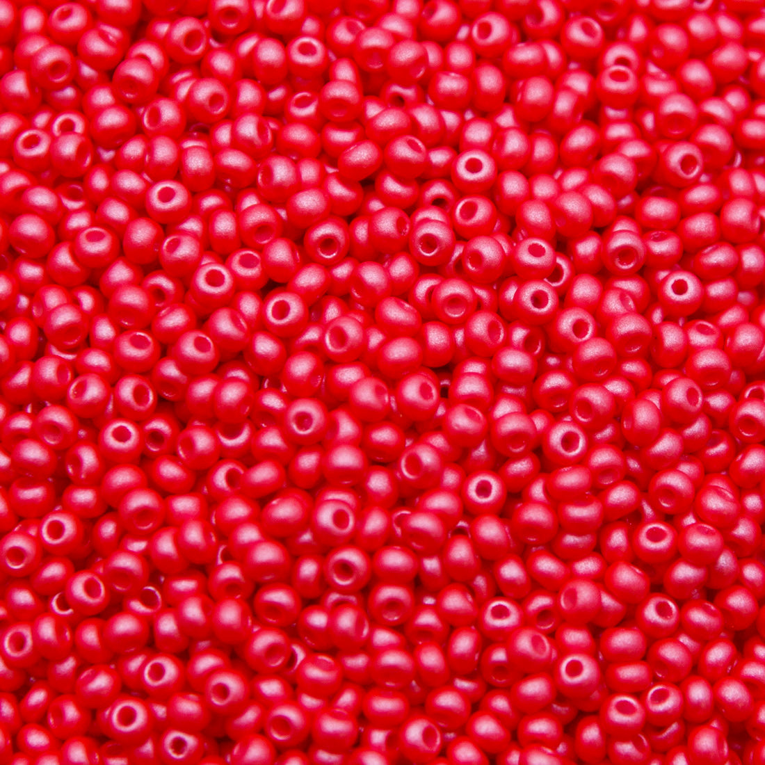 8SB943-PLR: CZ Seed Bead Permalux Red 8/0 Loose