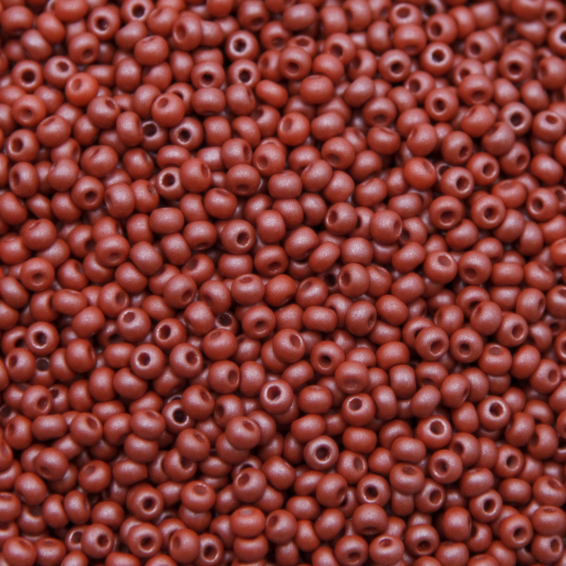 8SB956-PL: CZ Seed Bead Permalux Brown 8/0 Loose