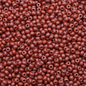 8SB956-PLR: CZ Seed Bead Permalux Brown 8/0 Loose