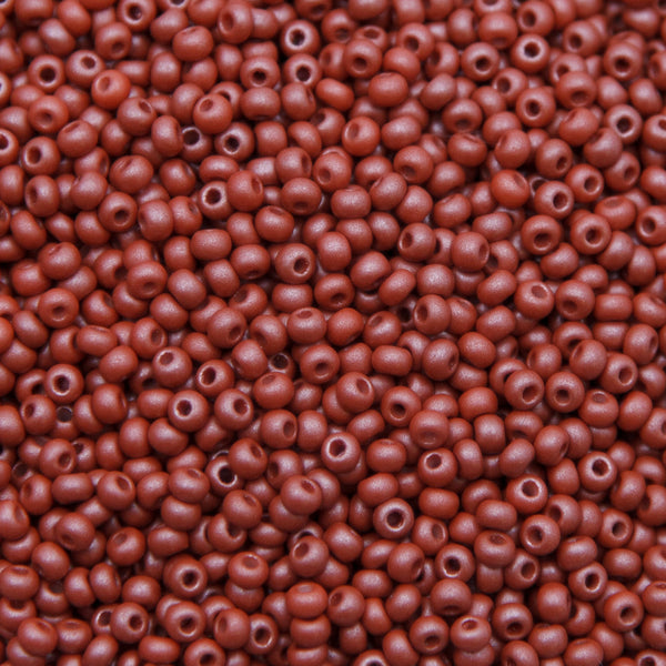 8SB956-PLR: CZ Seed Bead Permalux Brown 8/0 Loose – Shipwreck Beads