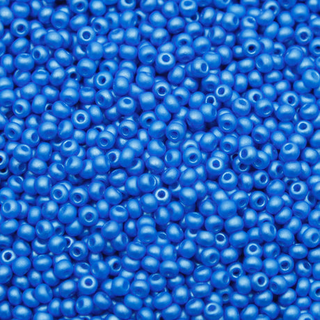 8SB967-PL: CZ Seed Bead Permalux Dark Turquoise 8/0 Loose