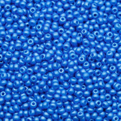 8SB967-PLR: CZ Seed Bead Permalux Dark Turquoise 8/0 Loose