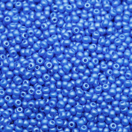 8SB973-PL: CZ Seed Bead Permalux Light Blue 8/0 Loose