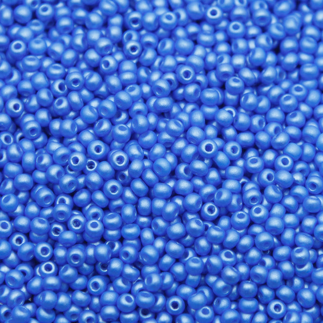 8SB973-PL: CZ Seed Bead Permalux Light Blue 8/0 Loose