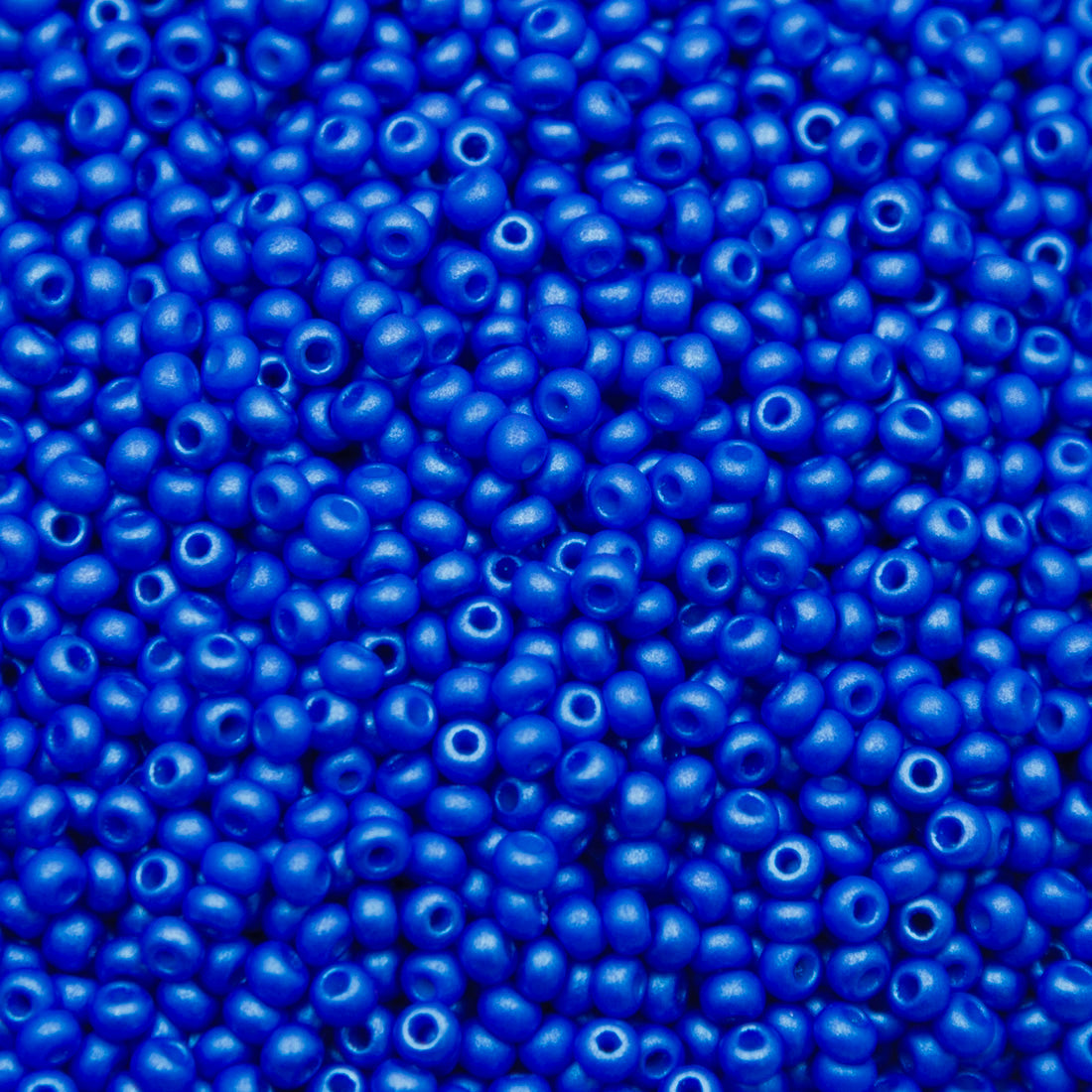8SB977-PL: CZ Seed Bead Permalux Blue 8/0 Loose