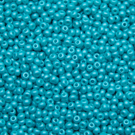 8SB981-PL: CZ Seed Bead Permalux Mint 8/0 Loose