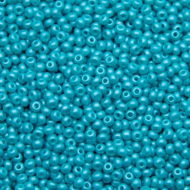 8SB981-PL: CZ Seed Bead Permalux Mint 8/0 Loose